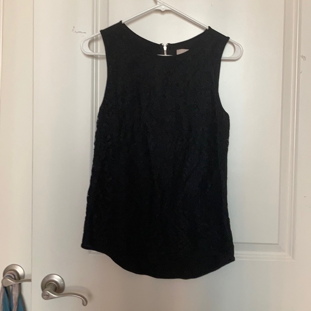 Black lace top